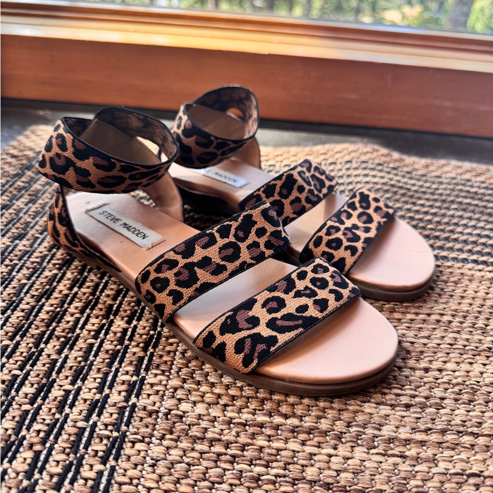 Steve Madden Animal Print Sandals